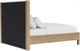 Riverside Furniture Davie Gray/Pale Oak King Upholstered Panel Bed-3