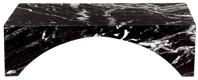 Meridian Furniture Palermo Black Marble Coffee Table-1