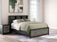 Signature Design by Ashley® Jonnifer Black/Gray Queen Bookcase Panel Bed-1