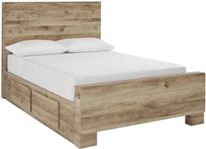 Signature Design by Ashley® Hyanna Tan Brown Full Storage Panel Bed