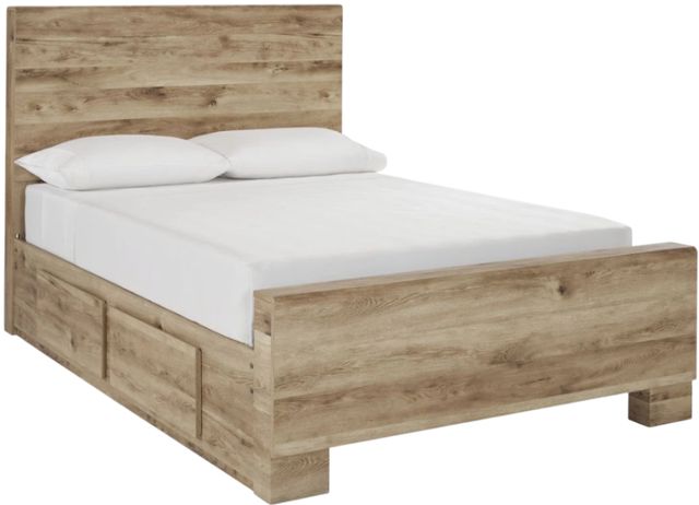 Signature Design by Ashley® Hyanna Tan Brown Full Storage Panel Bed-0