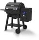 Broil King® Regal™ 400 Pro 26" Black Freestanding Wood Pellet Grill-1