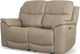 Flexsteel® Crew Pebble Power Reclining Loveseat with Power Headrests and Lumbar-2