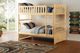 Homelegance® Bartly Natural Pine Twin Over Twin Bunk Bed-1