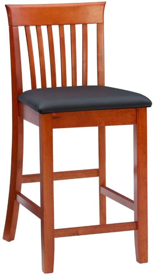 Linon Triena Dark Cherry Counter Stool-0