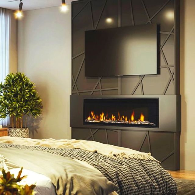 Dimplex® Ignite® Evolve Black 50'' Linear Electric Fireplace-3