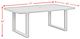 Elements International Playa Dark Gray Aluminum Outdoor Dining Table-2