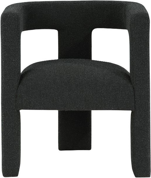 Coaster® Petra Boucle Black Upholstered Accent Side Chair-1