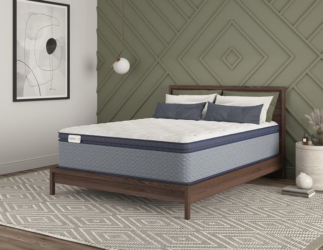 Sherwood® Bedding Vista XXV Soft BPT 13.5" Wrapped Coil Soft Pillow Top Queen Mattress-2