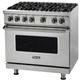 Viking® 5 Series 36" Stainless Steel Pro Style Natural Gas Range-4