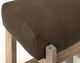 International Furniture Direct Balam Brown/Stained White Accent Stool-3