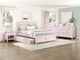 Homelegance Rowan & Rue Pink Full Panel Bed with Trundle-2