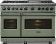 Viking® 7 Series 48" Eucalyptus Pro Style Dual Fuel Range-2