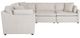 Mazin Furniture Howerton 5-Piece Beige Modular Sofa Sectional-1