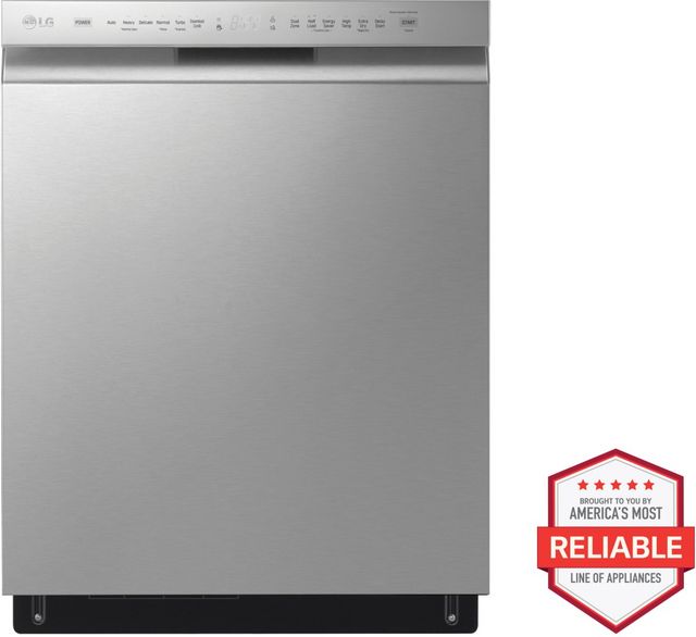 LG 24" PrintProof™ Stainless Steel Front Control Built In Dishwasher-15