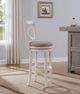 American Woodcrafters Accera Distressed Antique White/Gray 30" Barstool-1