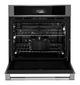 Jennair® RISE™ 30" Stainless Steel Single Electric Wall Oven with MultiMode® True Convection with Smooth Glide Flat-Tine Racks-2