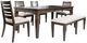 Jofran Inc. Lincoln Square 6-Piece Dark Espresso/Light Cream Dining Set-0