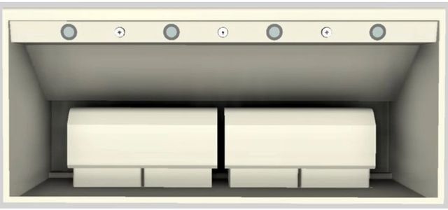 Vent-A-Hood® 54" Biscuit Wall Mounted Range Hood-3