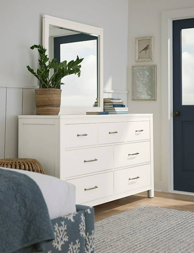Vaughan-Bassett Tide & Timber Soft White Maple 7-Drawer Dresser-2
