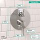 Hansgrohe Ecostat Classic Chrome Round Pressure Balance Trim-3