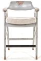 Nest Home Collections Wagner Anew Gray/ Distressed Blue Bar Stool-1