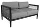 CabanaCoast® Customizable Tate Aluminum/Natural Fiber Outdoor Loveseat-0