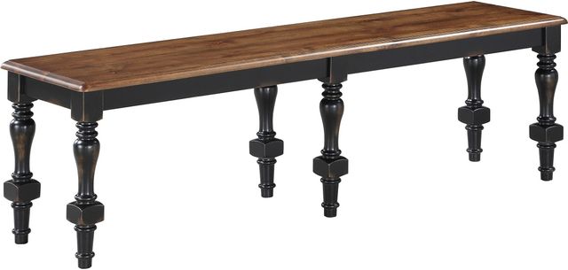 Winners Only® Torrance Ebony Dining Bench-0