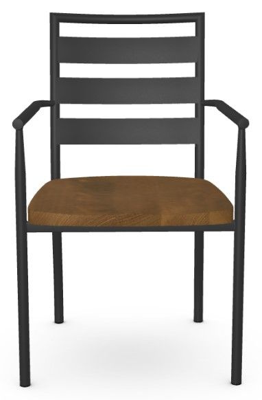 Amisco Customizable Tori Dining Arm Chair-1