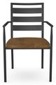 Amisco Customizable Tori Dining Arm Chair-1