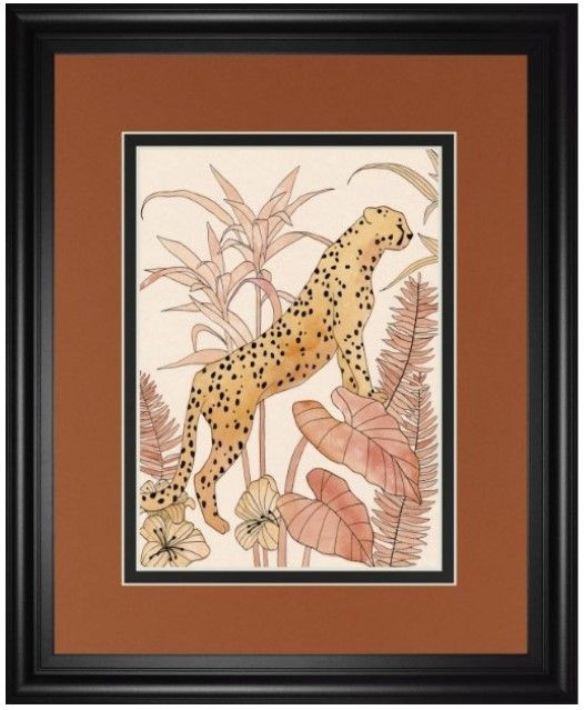Classy Living Annie Warren Blush Cheetah II 34" Wall Art-0