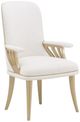 Michael Amini® La Terrazza Creamy Pearl Dining Arm Chair-0
