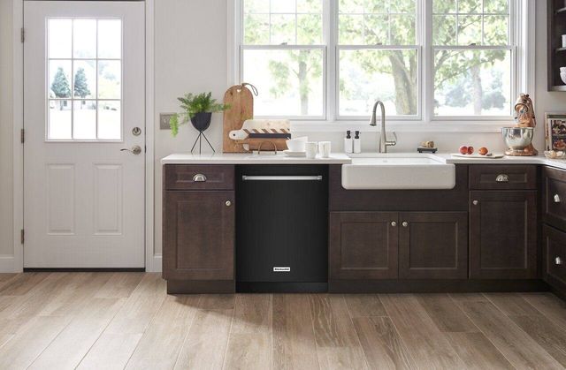 KitchenAid® 24" Black Top Control Built In Dishwasher-8