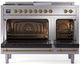 Ilve® Nostalgie II Series 48" Stainless Steel Pro Style Dual Fuel Range-1
