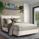 Parker House® Cumulus Cozy Snow California King Upholstered Panel Bed-1