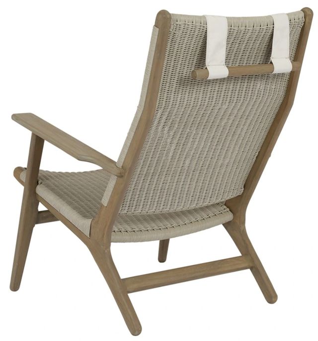 Sunset West Sedona Natural Natural Materials/Wooden Outdoor High Back Chair -2