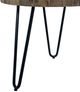 Liberty Furniture Canyon Railroad Brown End Table with Black Hairpin Leg-3