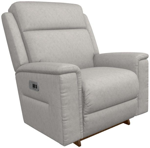 La-Z-Boy® Ace Powder Power Rocking Recliner with Headrest-0