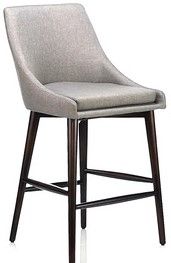 Mazin Furniture Fillmore Grey/Espresso 24" Counter Chair-1
