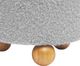 TOV Furniture Jaine Gray Faux Mohair Ottoman-5