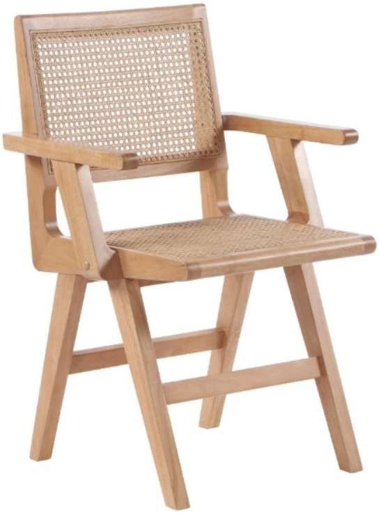 Meridian Furniture Preston Natural Dining Arm Chair-0