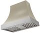 AGA Cascade 36" Fawn Wall Mounted Range Hood  with Brushed Nickel Trim-0