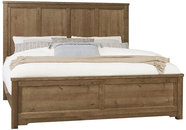 LM Co Home By Vaughan-Bassett Crafted Cherry by Ben & Erin Napier Medium Cherry Queen Panel Bed-0