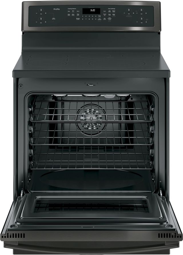 GE Profile™ 29.88" Black Stainless Steel Free Standing Electric Range-1