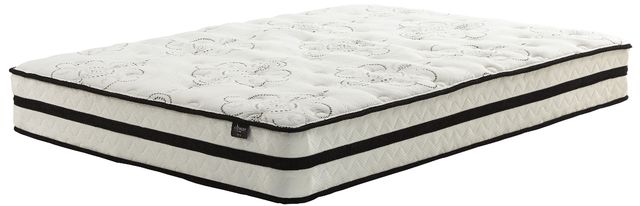 Sierra Sleep® by Ashley® Chime 2-Piece 10" Hybrid and Better than a Boxspring Foundation Twin Mattress Set-1