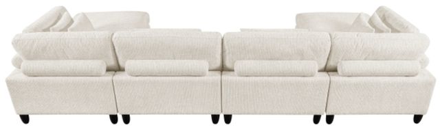 Homelegance® Robstown 6-Piece Beige Modular Sectional with Ottomans-4