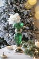 A & B Home Green/Silver 6" Flower Vase-5
