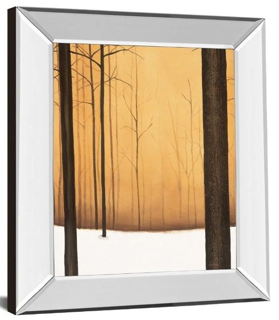 Classy Art Golden Twilight by St. Germain Mirror Framed Wall Art-0