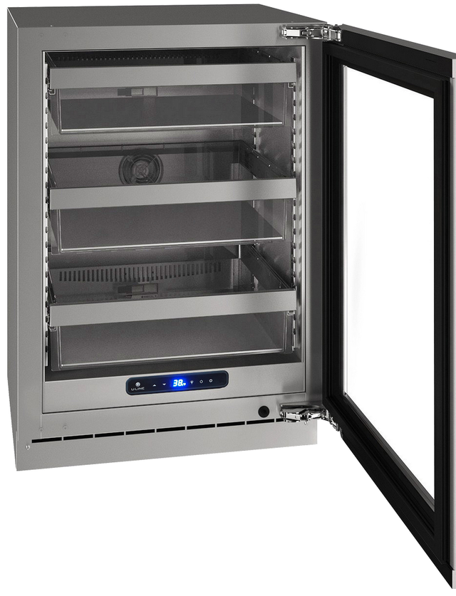 U-Line® 5.2 Cu. Ft. Stainless Steel Under the Counter Refrigerator-2