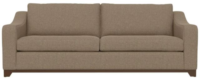 International Furniture Direct Natural Parota Brown Sofa-2